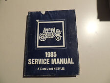 1985 service manual gebraucht kaufen  Fruerlund,-Engelsby, Tastrup