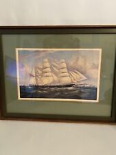 Vintage ship print for sale  Sanford