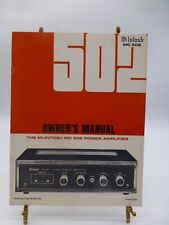 Mcintosh mc502 stereo for sale  Greer