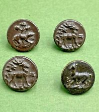 Antique hunting buttons d'occasion  Expédié en Belgium