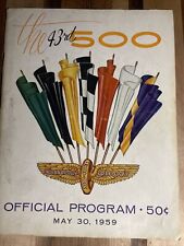 1959 indianapolis 500 for sale  Springfield