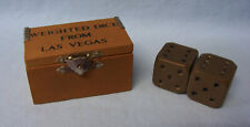 Weighted brass dice for sale  Sidell
