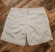 Shorts de caminhada feminino Kuhl Cabo 6273 cinza claro algodão leve ao ar livre tamanho 16 comprar usado  Enviando para Brazil