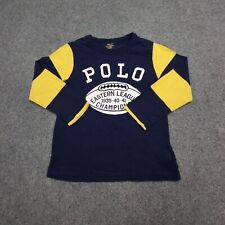 Camisa Ralph Lauren Infantil 4 Azul Algodão Casual Algodão Manga Longa Tamanho 4 comprar usado  Enviando para Brazil