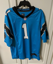 Camiseta Cam Newton # 1 Carolina Panthers NFL Nike On Field Keep Pounding masculina G comprar usado  Enviando para Brazil