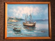 Original sailboat oil for sale  ROSS-ON-WYE