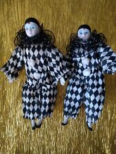 Clownspuppen porzellan pierrot gebraucht kaufen  Hamburg