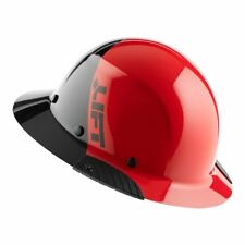LIFT DAX 50/50 RED & BLACK Full Brim Hard Hat w/Ratchet Suspension HDF50-20RD for sale  Sioux Falls
