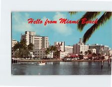 Postcard hello miami for sale  Almond