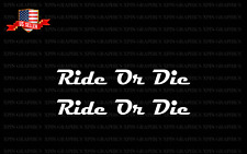 1pr. ride die for sale  Long Beach