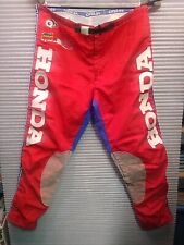Pantalones de carreras vintage Honda Motocross Oneal rojo blanco azul talla 38 x 30 para hombre , usado segunda mano  Embacar hacia Argentina