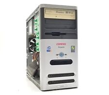 PC de escritorio vintage Compaq Presario S5000V Pentium 4 2,5 GHz 1 GB RAM NO/HD retro, usado segunda mano  Embacar hacia Argentina