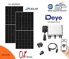 Elektrownia balkonowa 800 W / 930W Deye 800 + 2x 465W panel słoneczny Tak Solar WIFI na sprzedaż  Wysyłka do Poland