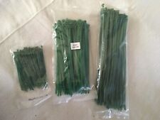 Nylon Cable Ties, Zip Ties, Mixed Lot, 100 x 100mm,200mm,300mm. Green. for sale  Shipping to South Africa