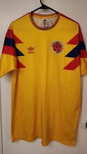 Camiseta deportiva de fútbol retro Adidas 1990 Colombia Valderrama #10 grande (2018) segunda mano  Embacar hacia Mexico