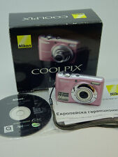 Câmera Digital Nikon Coolpix L21 (Rosa) 8.0 MP 3.6x Zoom Óptico Funcionando LEIA! comprar usado  Enviando para Brazil