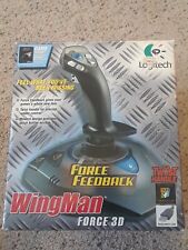Logitech Force 3D Force Feedback Joystick Wingman w/Box and software Pre-owned  for sale  Shipping to South Africa