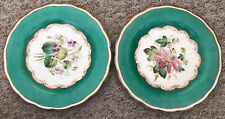 Vintage floral plates for sale  ANDOVER