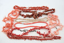 Vintage coral necklaces for sale  LEEDS