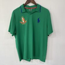 POLO RALPH LAUREN Camisa Para Hombre Grande Pony Verde Algodón Rugby Golf ITALIA A55 segunda mano  Embacar hacia Argentina