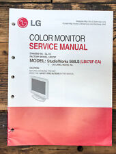 Manual de servicio de monitor LG StudioWorks 560LS *Original* segunda mano  Embacar hacia Argentina