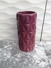 Vase plum colour for sale  THETFORD