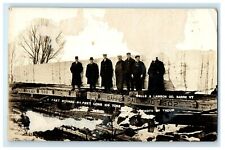 c1910's Barre Vermont VT, Railroad Granite Slab RPPC Photo Antique Postcard for sale  Shipping to South Africa