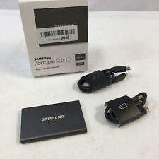 Unidad externa de estado sólido portátil portátil negra Samsung T7 MU-PC2T0T segunda mano  Embacar hacia Argentina