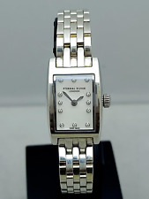 Usado, Reloj de cuarzo con puntos de diamante de plata eterna de Londres para damas segunda mano  Embacar hacia Argentina