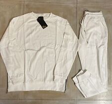 Mens tracksuit white for sale  WALSALL