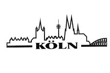 Köln skyline aufkleber gebraucht kaufen  Bocholt