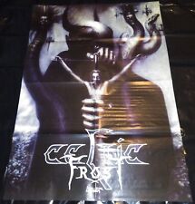 Cartaz Celtic Frost To Mega Therion/banda arco-íris RARO grande dupla face metal comprar usado  Enviando para Brazil