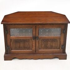 Used, Old Charm Corner TV Stand Glazed Drawer Model 2264 Tudor Brown FREE UK* Delivery for sale  Shipping to South Africa