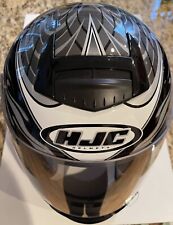 HJC Motorcycle Helmet Glossy Black Grey M for sale  Shipping to South Africa