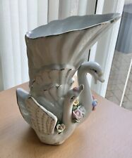 Vintage swan vase for sale  UK