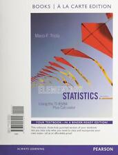 Elementary statistics using for sale  ALTRINCHAM