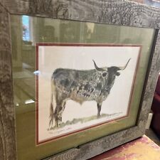 Longhorn framed pencil for sale  Mountain View