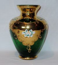 bohemian czech vase 24kt gold for sale  Bismarck