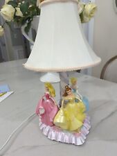 Lámpara de mesa princesa de los parques de Disney luz Cenicienta aurora bella #27088, usado segunda mano  Embacar hacia Mexico
