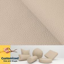 Pb065 Cushion Cover*Nude Skin*Faux Leather synthetic Litchi Skin Bench Sofa Seat for sale  Shipping to South Africa