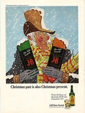 Anuncio de whisky escocés de J&B 1970 - anuncio de Navidad pasada Ebenezer Scrooge segunda mano  Embacar hacia Argentina