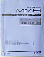 Diagramas/esquemas gerais originais sintetizador de música Yamaha MM8 , usado comprar usado  Enviando para Brazil