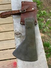 Vintage Genuine NORLUND Hudson Bay Axe Head 1# 15 oz crisp edges w/ orig sheath for sale  Shipping to South Africa