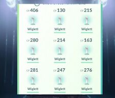 Pokémon Go ~ Pacote de 12 Wiglett ~ não registrado ok ~ mesmo dia ~ comprar usado  Enviando para Brazil