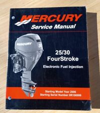 2006 Mercury Outboard 25/30 FourStroke EFI Service Manual PN 90-899182 for sale  Shipping to South Africa