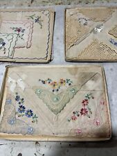 Vintage linen embroidered for sale  Eden
