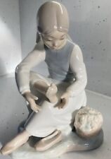 Used, Lladro NAO Spain Porcelain Figurine Of Girl Resting Feet Beautiful for sale  Shipping to South Africa
