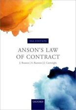 Anson law contract for sale  UK