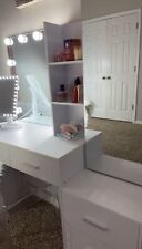 white desk vanity large for sale  Tampa