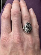 Silver marcasite ring for sale  BIRMINGHAM